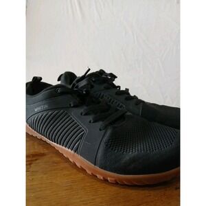 WHITIN Men's Minimalist Shoes Size 12.5 Barefoot Sneaker Black Clean